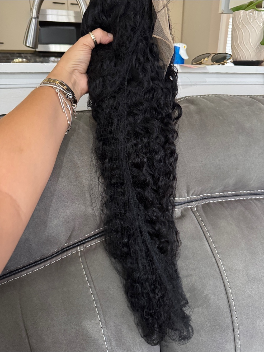 New , 28” Deep Wave Human Hair Lace Front Wig – 13x6 HD Lace
